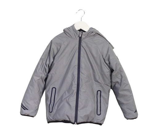 A Grey Lightweight Jackets from Jacadi in size 8Y for boy. (Front View)