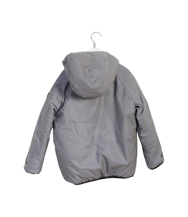 A Grey Lightweight Jackets from Jacadi in size 8Y for boy. (Back View)