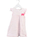 A Pink Short Sleeve Dresses from Petit Bateau in size 2T for girl. (Front View)