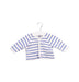 A White Cardigans from Petit Bateau in size 0-3M for girl. (Front View)