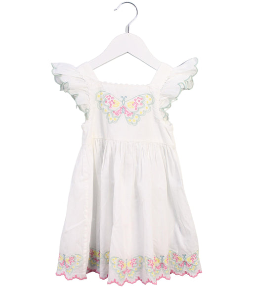 A White Short Sleeve Dresses from Stella McCartney in size 6-12M for girl. (Front View)