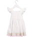 A White Short Sleeve Dresses from Stella McCartney in size 6-12M for girl. (Back View)