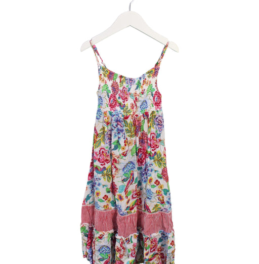 A Multicolour Sleeveless Dresses from Monsoon in size 3T for girl. (Front View)