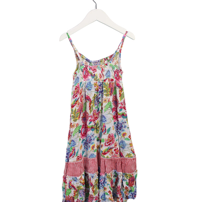 A Multicolour Sleeveless Dresses from Monsoon in size 3T for girl. (Back View)