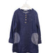 A Blue Long Sleeve Dresses from Ragmart in size 7Y for girl. (Front View)