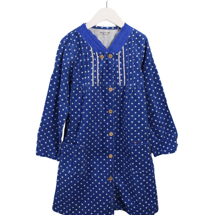 A Blue Long Sleeve Dresses from Ragmart in size 7Y for girl. (Front View)