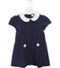 A Navy Short Sleeve Dresses from Rachel Riley in size 3T for girl. (Front View)