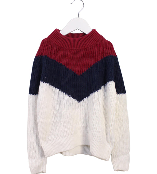 A Blue Knit Sweaters from Tommy Hilfiger in size 6T for neutral. (Front View)