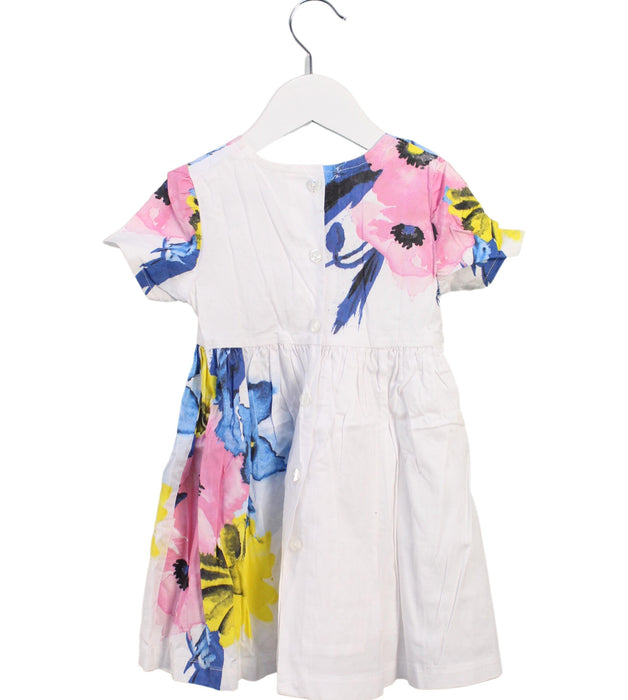 A White Short Sleeve Dresses from MSGM in size 2T for girl. (Back View)