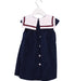 A Navy Short Sleeve Dresses from Patachou in size 3T for girl. (Back View)