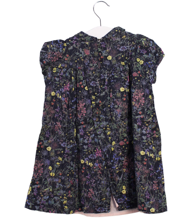 A Black Short Sleeve Dresses from Bonpoint in size 3T for girl. (Back View)