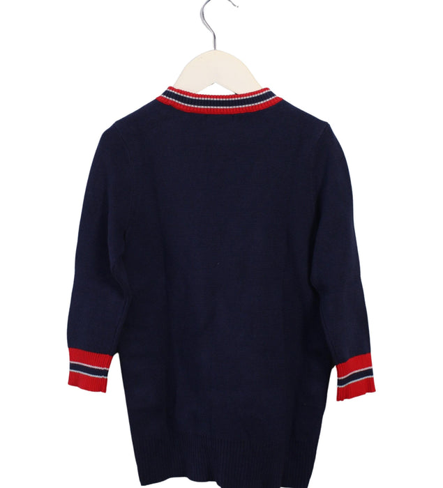 A Navy Crewneck Sweatshirts from Ferrari in size 2T for boy. (Back View)