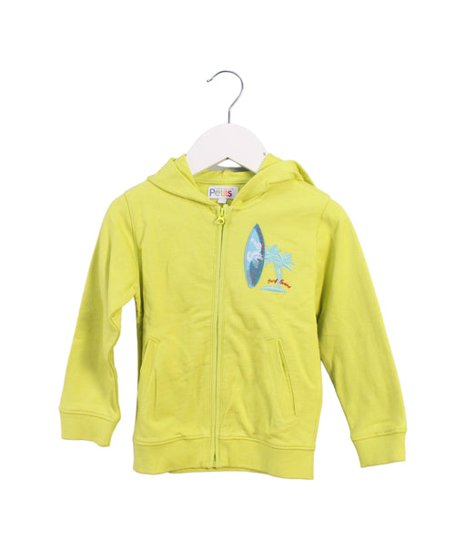A Yellow Lightweight Jackets from La Compagnie des Petits in size 3T for boy. (Front View)