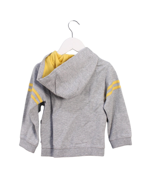 A Grey Lightweight Jackets from La Compagnie des Petits in size 3T for boy. (Back View)