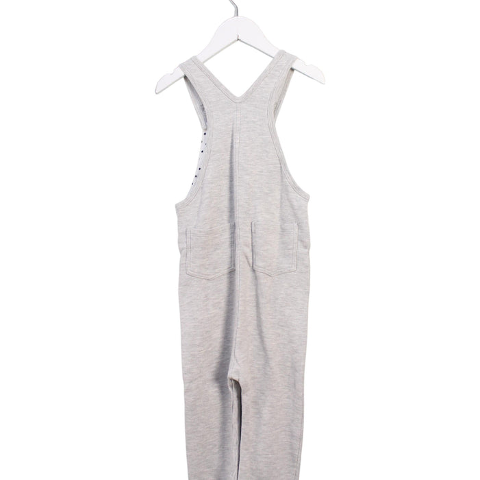 A Grey Long Overalls from Petit Bateau in size 3T for boy. (Back View)