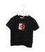 A Black Short Sleeve T Shirts from Tommy Hilfiger in size 4T for boy. (Front View)