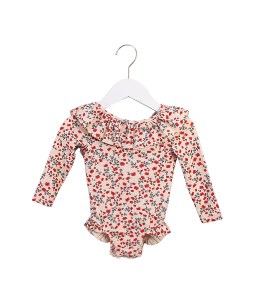 A Pink Swimsuits from Konges Sløjd in size 6-12M for girl. (Front View)