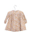 A Beige Long Sleeve Dresses from Bonpoint in size 3-6M for girl. (Back View)