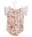 A Pink Short Sleeve Bodysuits from Tutu Du Monde in size 6-12M for girl. (Back View)