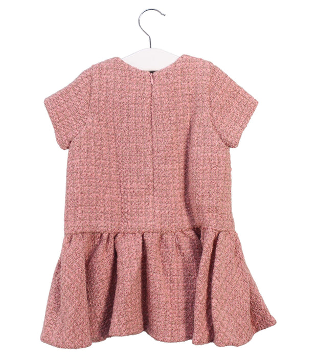 A Pink Short Sleeve Dresses from Balmain in size 18-24M for girl. (Back View)