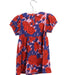 A Red Short Sleeve Dresses from Mini Rodini in size 12-18M for girl. (Back View)