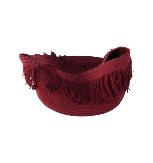 A Burgundy Decor from Lorena Canals in size O/S for neutral. (Front View)