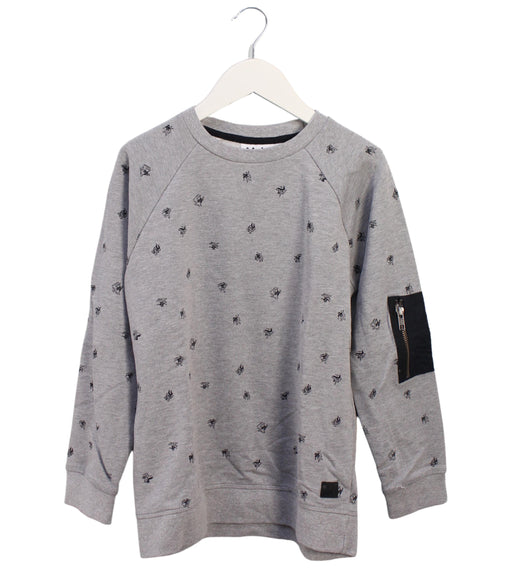 A Grey Crewneck Sweatshirts from Molo in size 12Y for boy. (Front View)