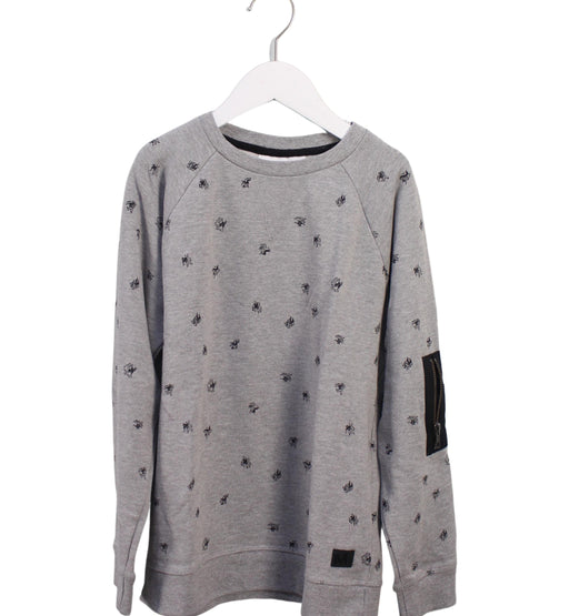 A Grey Crewneck Sweatshirts from Molo in size 12Y for boy. (Front View)