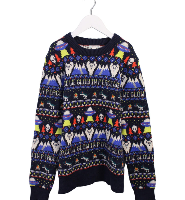 A Blue Knit Sweaters from Crewcuts in size 10Y for boy. (Front View)