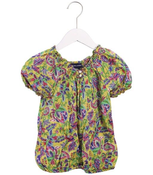 A Multicolour Short Sleeve Tops from Ralph Lauren in size 5T for girl. (Front View)