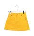 A Yellow Short Skirts from Seed in size 4T for girl. (Front View)