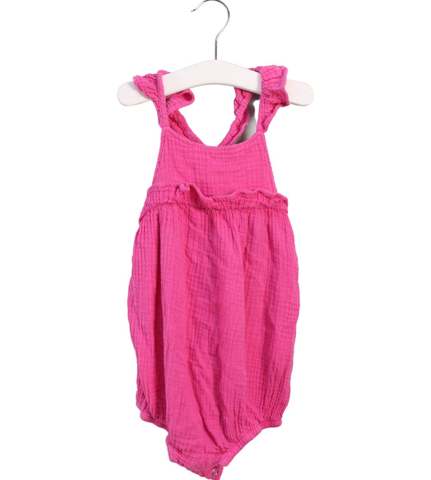 A Pink Sleeveless Bodysuits from Seed in size 18-24M for girl. (Front View)