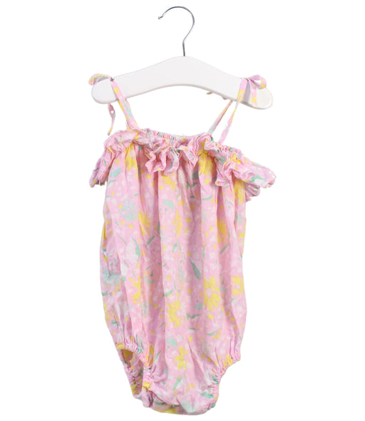A Pink Sleeveless Bodysuits from Kidsagogo in size 6-12M for girl. (Front View)