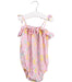 A Pink Sleeveless Bodysuits from Kidsagogo in size 6-12M for girl. (Front View)