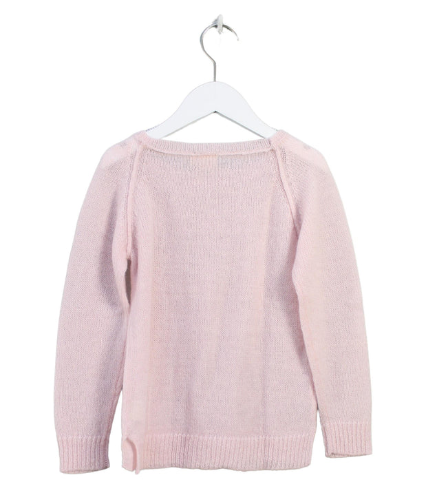 A Pink Knit Sweaters from Bonton in size 8Y for girl. (Back View)