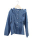 A Blue Long Sleeve Tops from Bonton in size 8Y for girl. (Front View)