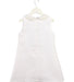 A White Sleeveless Dresses from Romano in size 6T for girl. (Back View)