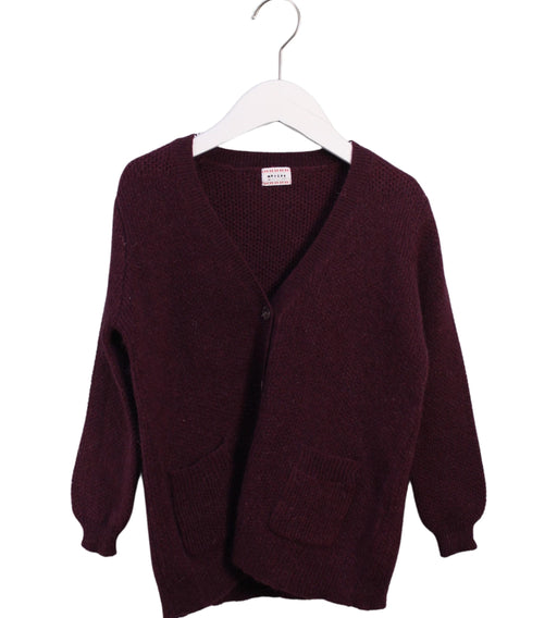 A Purple Cardigans from Morley in size 4T for girl. (Front View)