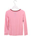 A Pink Long Sleeve Tops from KicKee Pants in size 8Y for girl. (Back View)