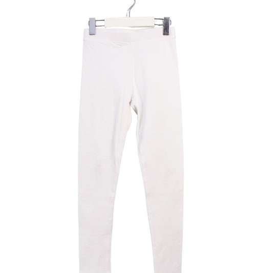 A White Leggings from Crewcuts in size 8Y for girl. (Front View)