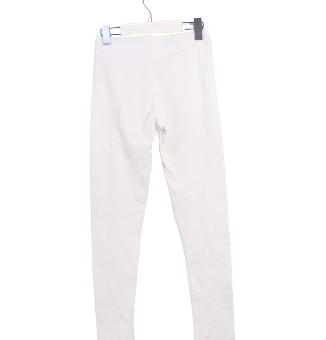 A White Leggings from Crewcuts in size 8Y for girl. (Back View)
