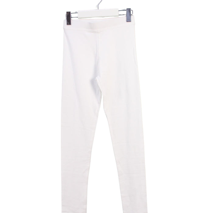 A White Leggings from Crewcuts in size 8Y for girl. (Front View)