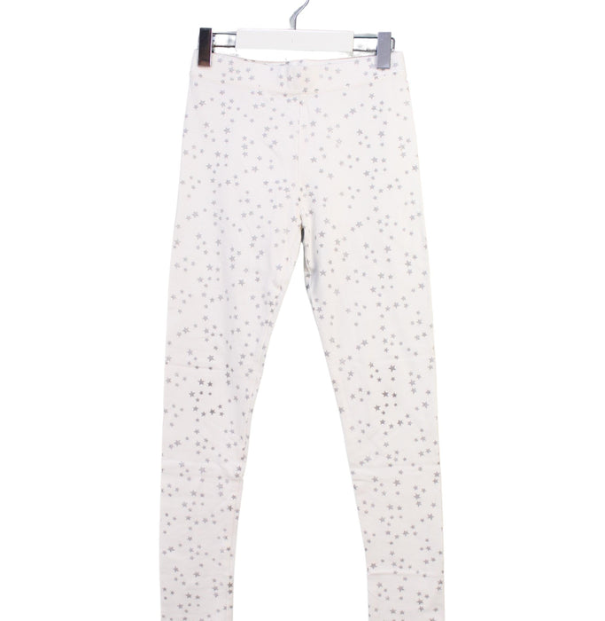 A White Leggings from Crewcuts in size 8Y for girl. (Front View)