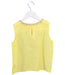 A Yellow Sleeveless Tops from Caramel Baby & Child in size 8Y for girl. (Back View)