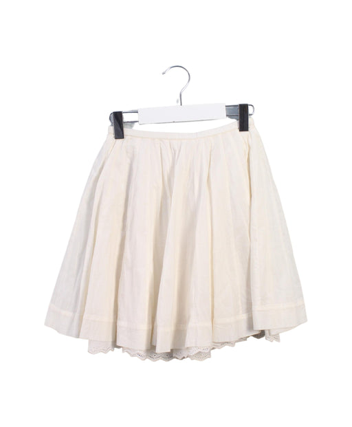A White Short Skirts from Bellerose in size 6T for girl. (Front View)