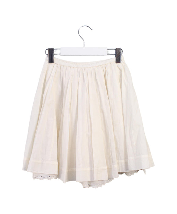 A White Short Skirts from Bellerose in size 6T for girl. (Back View)