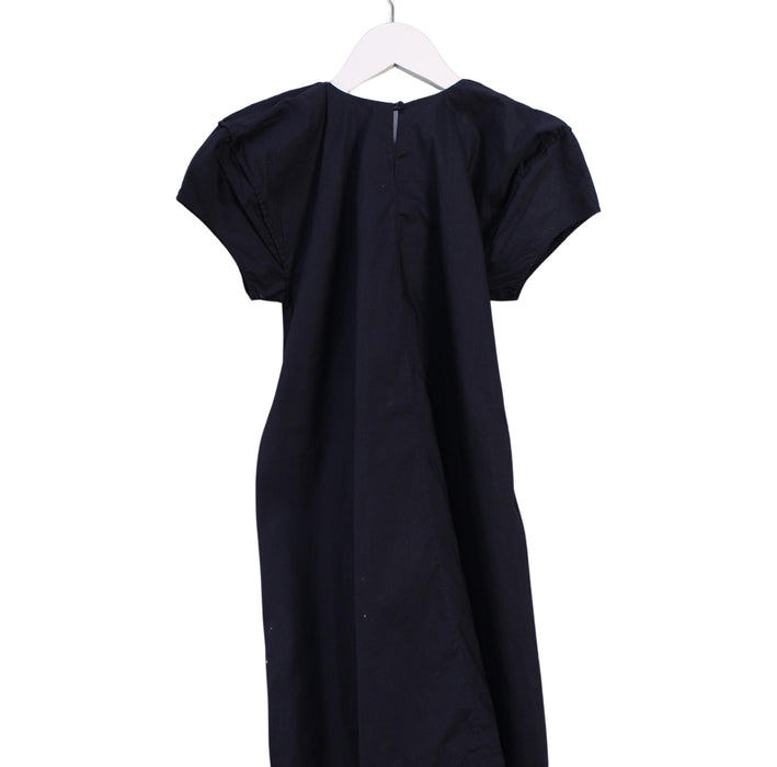 A Navy Short Sleeve Dresses from jnby by JNBY in size 7Y for girl. (Back View)