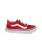 A Red Sneakers from Vans in size 4T for girl. (Back View)