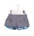 A Blue Shorts from Armani in size 8Y for girl. (Front View)
