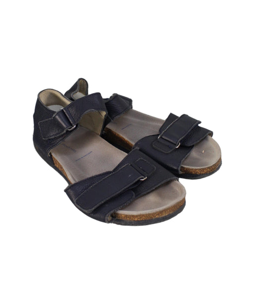 A Black Sandals from Jacadi in size 9Y for girl. (Front View)